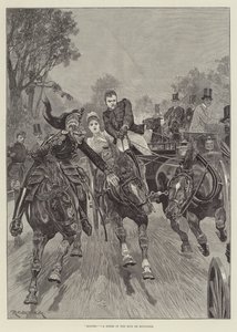 انسحب! مشهد في Bois de Boulogne
